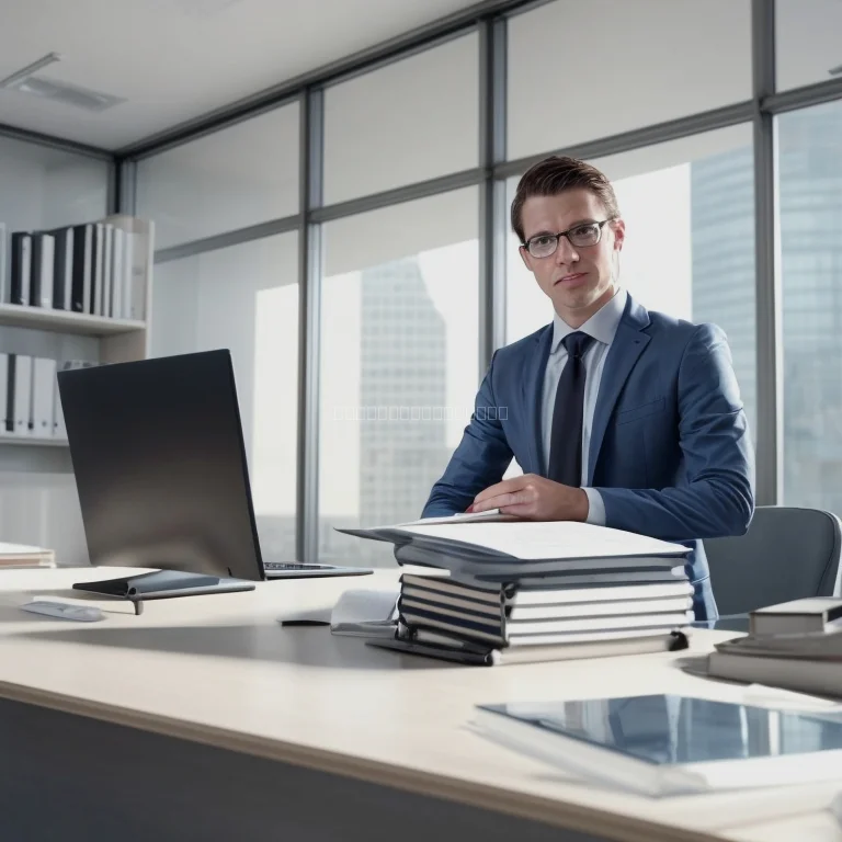 法律相談を受けるビジネスパーソン